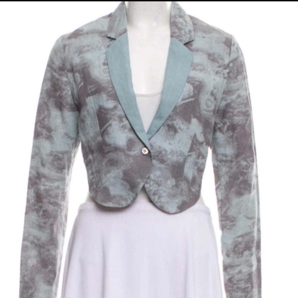Theyskens Theory Cropped Blazer